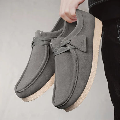 Sapato Casual Masculino: Moderno, Popular, uso ao Ar Livre, Versátil, Confortável, Sola Grossa