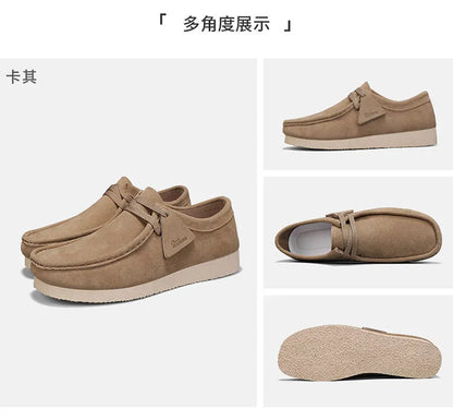 Sapato Casual Masculino: Moderno, Popular, uso ao Ar Livre, Versátil, Confortável, Sola Grossa