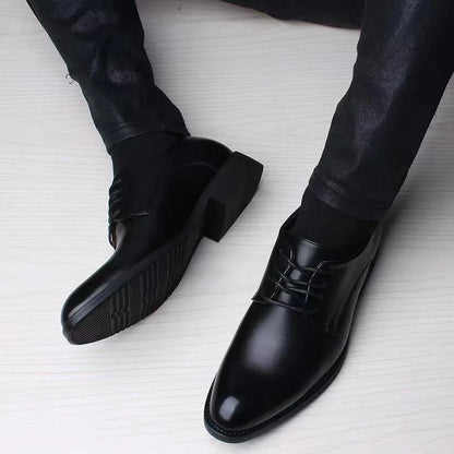 Sapato de couro, formal britânico: para primavera/outono, casual