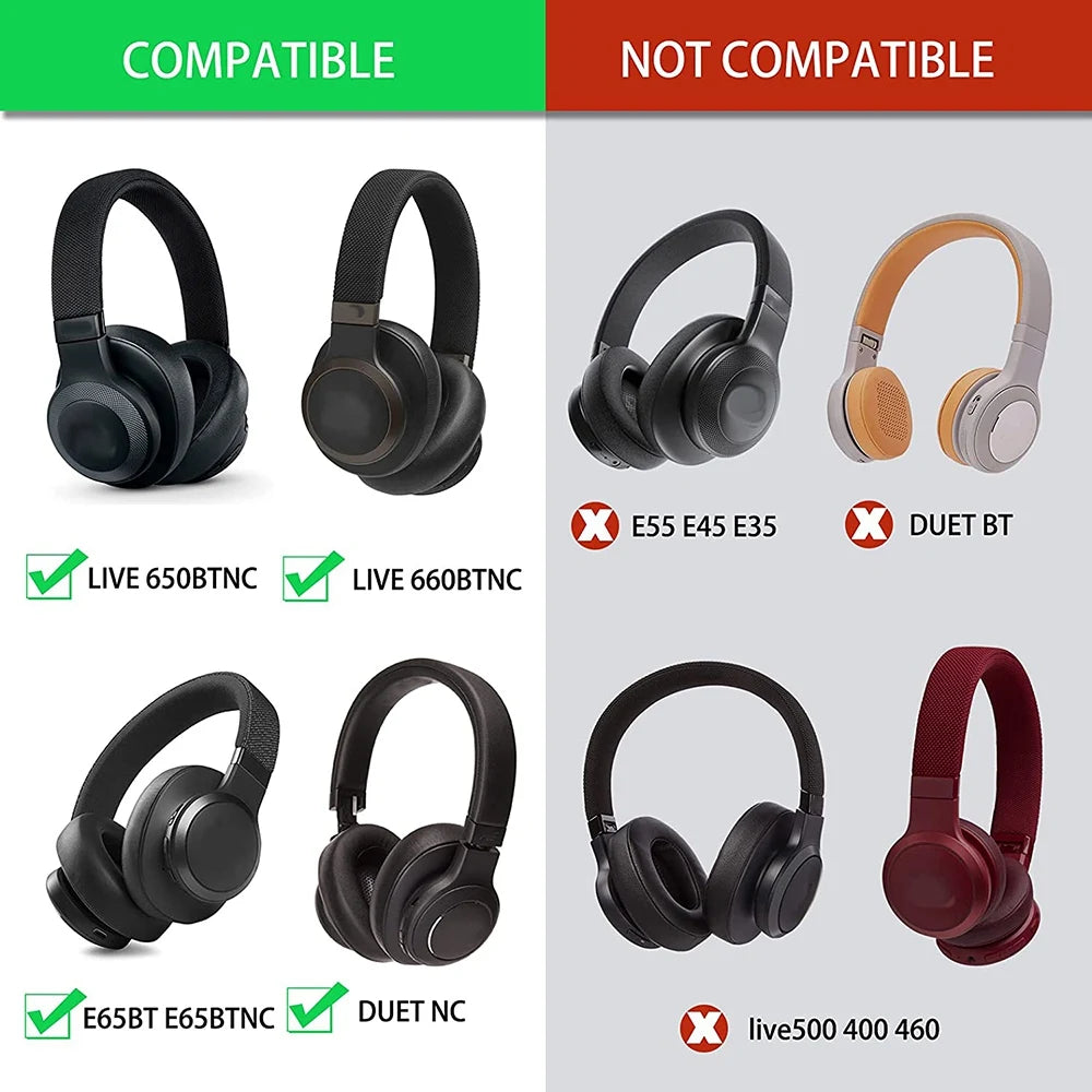 Almofadas de espuma para substituição de Fones de Ouvido