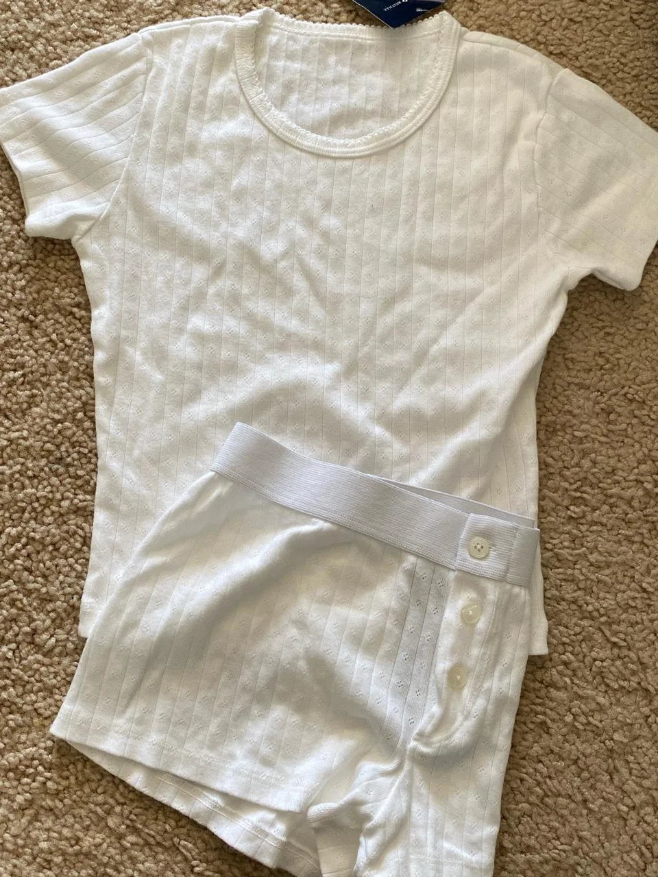 Stripes T-shirt Shorts 2 Pieces Sets Summer Short Sleeve Slim Three Buttons Crop Top Elastic Short Pant for Woman Sweet Y2k Set