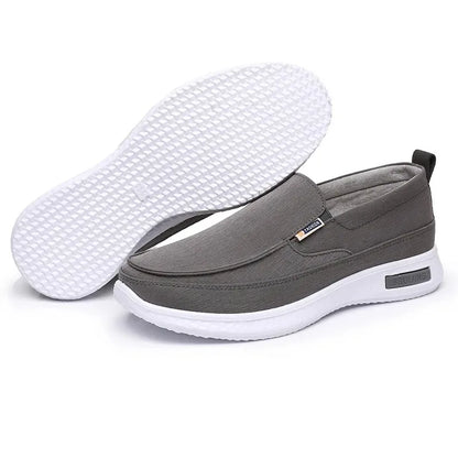 Sapato casual de lona: para caminhada, leve, mocassim com sola macia, confortável, novo para outono