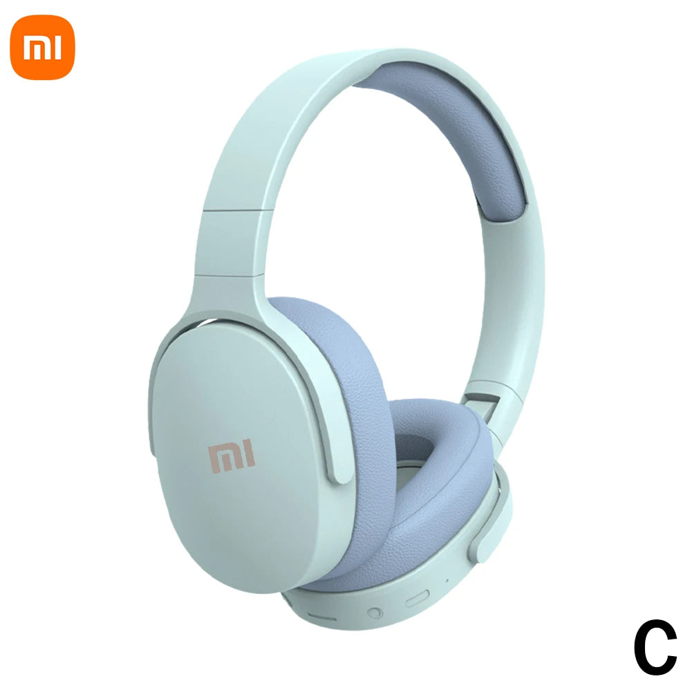 Fones de ouvido Bluetooth sem fio Xiaomi HiFi estéreo dobrável leve com suporte para cartões TF e interface tipo C de 3,5 mm