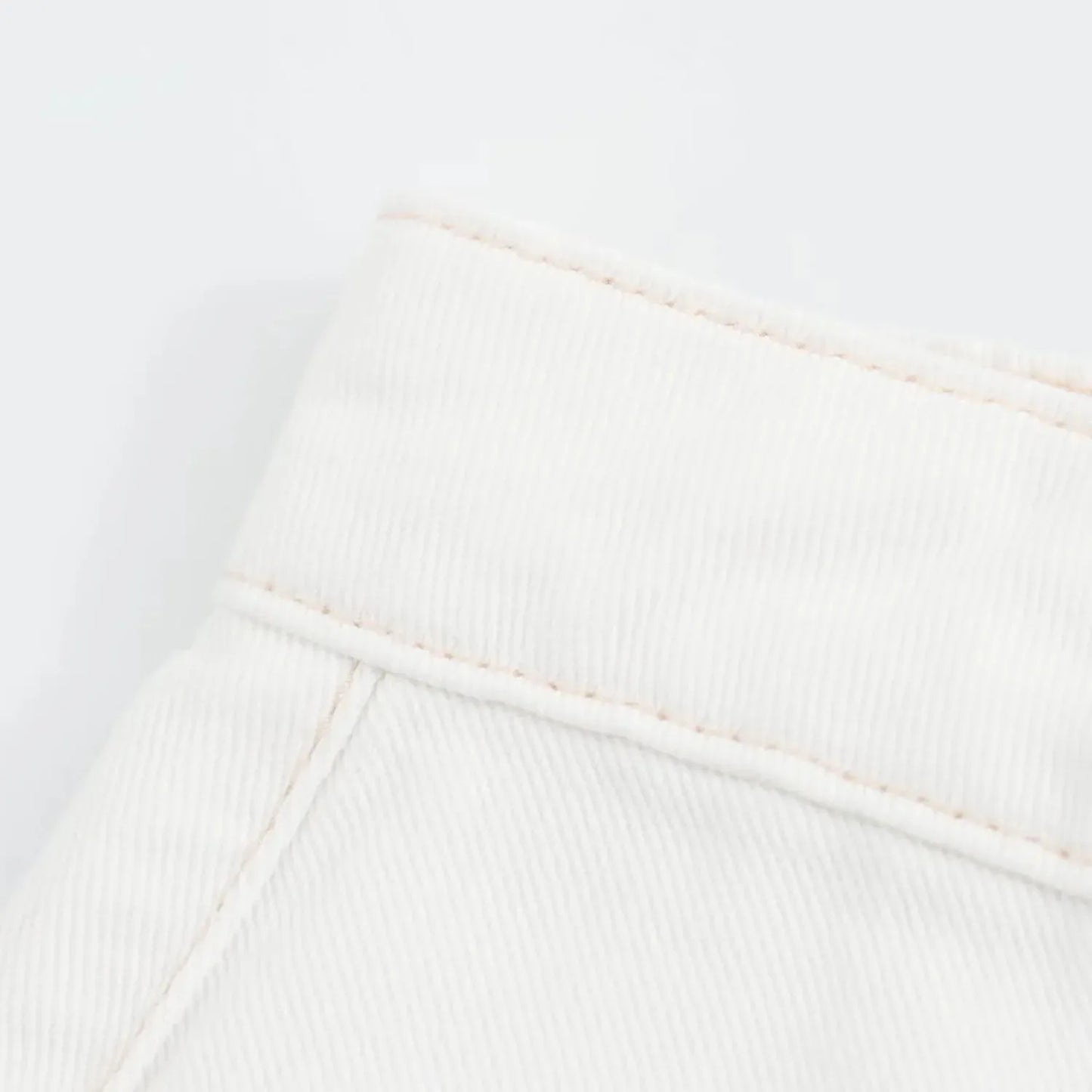 Conjuntos femininos em jeans: camisa gola com manga curta e bolso decoração +  shorts cintura média assimétrico