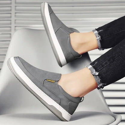 Tênis de seda gelo: respirável, casual masculino, confortável, de lona