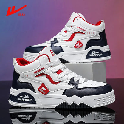 Novo Tênis quatro estações masculino, confortável, tênis de plataforma, vulcanizados branco.