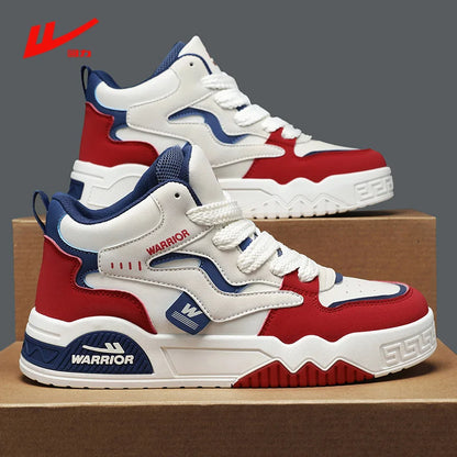 Novo Tênis quatro estações masculino, confortável, tênis de plataforma, vulcanizados branco.