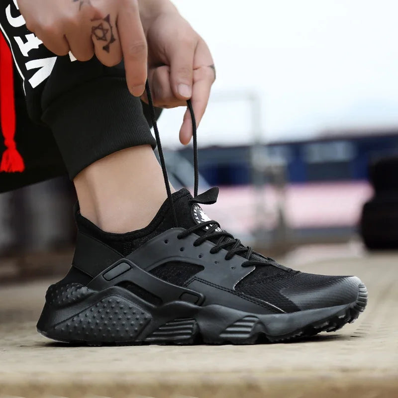 Tênis de corrida masculino: casual, leve e respirável