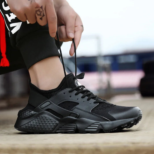 Tênis de corrida masculino: casual, leve e respirável