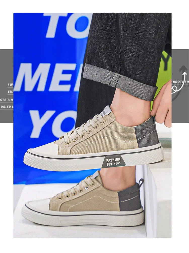 Novos de verão: respirável, versátil, fundo macio, tendência moda sapatos de lona - até o 48