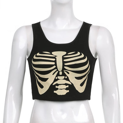 Y2K Women Backless Hollow Out T Shirt Sexy Bandage Crop Tops O-neck Tshirt Black Streetwear Short Sleeve Slim Bodycon T-shirt